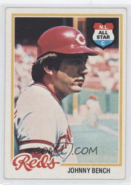 1978 Topps - [Base] #700 - Johnny Bench [Noted]