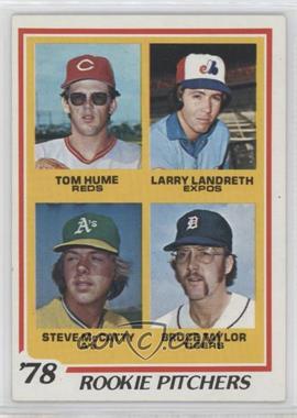 1978 Topps - [Base] #701 - Rookie Pitchers - Tom Hume, Larry Landreth, Steve McCatty, Bruce Taylor