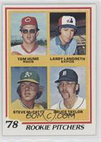 Rookie Pitchers - Tom Hume, Larry Landreth, Steve McCatty, Bruce Taylor
