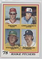 Rookie Pitchers - Tom Hume, Larry Landreth, Steve McCatty, Bruce Taylor