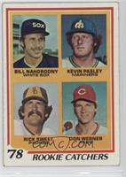 Rookie Catchers - Bill Nahorodny, Kevin Pasley, Rick Sweet, Don Werner