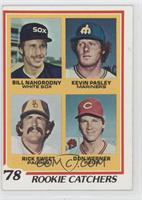 Rookie Catchers - Bill Nahorodny, Kevin Pasley, Rick Sweet, Don Werner