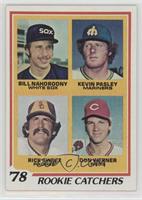 Rookie Catchers - Bill Nahorodny, Kevin Pasley, Rick Sweet, Don Werner [Good&nb…