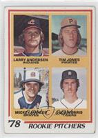 Rookie Pitchers - Larry Andersen, Tim Jones, Mickey Mahler, Jack Morris [Good&n…