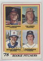 Rookie Pitchers - Larry Andersen, Tim Jones, Mickey Mahler, Jack Morris [Good&n…