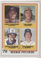 Rookie Pitchers - Larry Andersen, Tim Jones, Mickey Mahler, Jack Morris [Good&n…