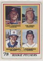 Rookie Pitchers - Larry Andersen, Tim Jones, Mickey Mahler, Jack Morris [Good&n…