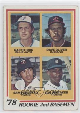 1978 Topps - [Base] #704 - Rookie 2nd Basemen - Garth Iorg, Dave Oliver, Sam Perlozzo, Lou Whitaker [Good to VG‑EX]