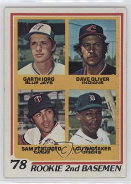 1978 Topps - [Base] #704 - Rookie 2nd Basemen - Garth Iorg, Dave Oliver, Sam Perlozzo, Lou Whitaker