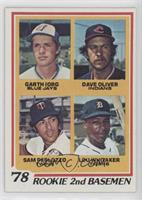 Rookie 2nd Basemen - Garth Iorg, Dave Oliver, Sam Perlozzo, Lou Whitaker