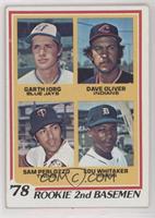 Rookie 2nd Basemen - Garth Iorg, Dave Oliver, Sam Perlozzo, Lou Whitaker