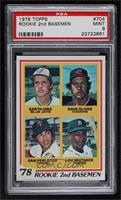 Rookie 2nd Basemen - Garth Iorg, Dave Oliver, Sam Perlozzo, Lou Whitaker [PSA&n…