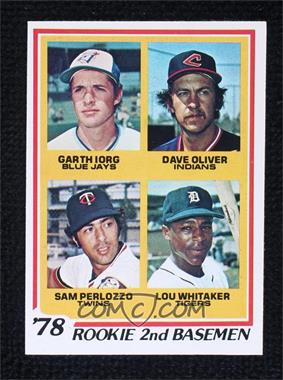 1978 Topps - [Base] #704 - Rookie 2nd Basemen - Garth Iorg, Dave Oliver, Sam Perlozzo, Lou Whitaker