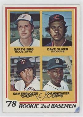 1978 Topps - [Base] #704 - Rookie 2nd Basemen - Garth Iorg, Dave Oliver, Sam Perlozzo, Lou Whitaker [Poor to Fair]
