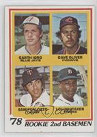 Rookie 2nd Basemen - Garth Iorg, Dave Oliver, Sam Perlozzo, Lou Whitaker