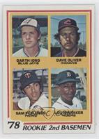 Rookie 2nd Basemen - Garth Iorg, Dave Oliver, Sam Perlozzo, Lou Whitaker