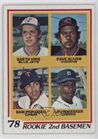 Rookie 2nd Basemen - Garth Iorg, Dave Oliver, Sam Perlozzo, Lou Whitaker