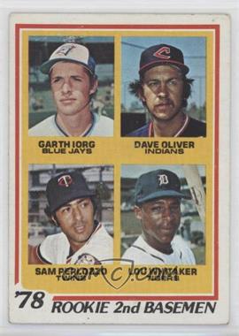 1978 Topps - [Base] #704 - Rookie 2nd Basemen - Garth Iorg, Dave Oliver, Sam Perlozzo, Lou Whitaker [Good to VG‑EX]