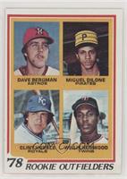 Rookie Outfielders - Dave Bergman, Miguel Dilone, Clint Hurdle, Willie Norwood