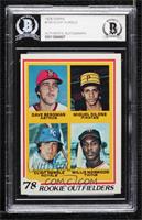 Rookie Outfielders - Dave Bergman, Miguel Dilone, Clint Hurdle, Willie Norwood …
