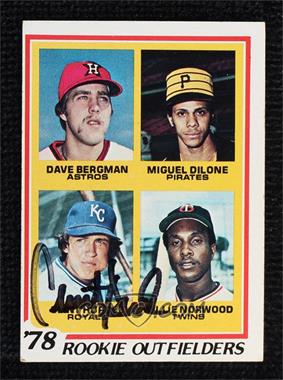 1978 Topps - [Base] #705 - Rookie Outfielders - Dave Bergman, Miguel Dilone, Clint Hurdle, Willie Norwood [JSA Certified COA Sticker]