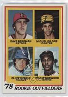 Rookie Outfielders - Dave Bergman, Miguel Dilone, Clint Hurdle, Willie Norwood