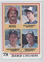 Rookie Catchers - Bo Diaz, Dale Murphy, Lance Parrish, Ernie Whitt [Good t…