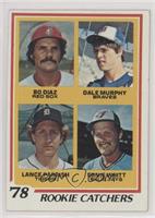 Rookie Catchers - Bo Diaz, Dale Murphy, Lance Parrish, Ernie Whitt