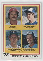 Rookie Catchers - Bo Diaz, Dale Murphy, Lance Parrish, Ernie Whitt