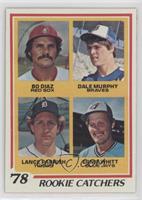 Rookie Catchers - Bo Diaz, Dale Murphy, Lance Parrish, Ernie Whitt