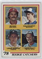 Rookie Catchers - Bo Diaz, Dale Murphy, Lance Parrish, Ernie Whitt