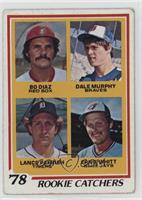 Rookie Catchers - Bo Diaz, Dale Murphy, Lance Parrish, Ernie Whitt [Poor t…