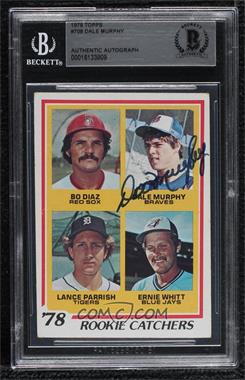 1978 Topps - [Base] #708 - Rookie Catchers - Bo Diaz, Dale Murphy, Lance Parrish, Ernie Whitt [BAS BGS Authentic]