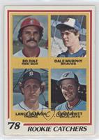 Rookie Catchers - Bo Diaz, Dale Murphy, Lance Parrish, Ernie Whitt