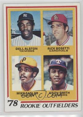 1978 Topps - [Base] #710 - Rookie Outfielders - Dell Alston, Rick Bosetti, Mike Easler, Keith Smith