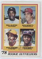 Rookie Outfielders - Dell Alston, Rick Bosetti, Mike Easler, Keith Smith [Poor&…