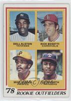 Rookie Outfielders - Dell Alston, Rick Bosetti, Mike Easler, Keith Smith [Good&…