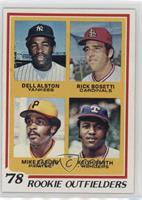 Rookie Outfielders - Dell Alston, Rick Bosetti, Mike Easler, Keith Smith