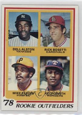 1978 Topps - [Base] #710 - Rookie Outfielders - Dell Alston, Rick Bosetti, Mike Easler, Keith Smith