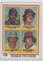 Rookie Pitchers - Cardell Camper, Dennis Lamp, Roy Thomas, Craig Mitchell [EX&n…