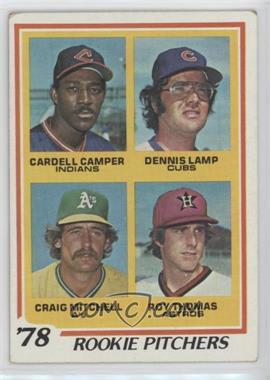 1978 Topps - [Base] #711 - Rookie Pitchers - Cardell Camper, Dennis Lamp, Roy Thomas, Craig Mitchell [Poor to Fair]