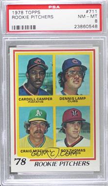 1978 Topps - [Base] #711 - Rookie Pitchers - Cardell Camper, Dennis Lamp, Roy Thomas, Craig Mitchell [PSA 8 NM‑MT]
