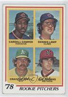 Rookie Pitchers - Cardell Camper, Dennis Lamp, Roy Thomas, Craig Mitchell [Good…