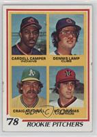 Rookie Pitchers - Cardell Camper, Dennis Lamp, Roy Thomas, Craig Mitchell [Poor…