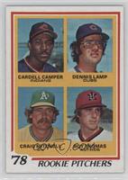 Rookie Pitchers - Cardell Camper, Dennis Lamp, Roy Thomas, Craig Mitchell
