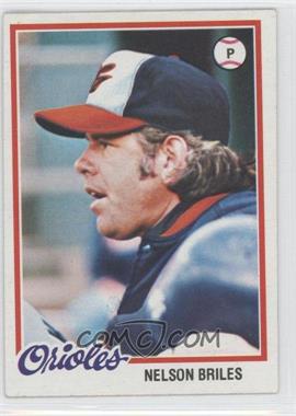 1978 Topps - [Base] #717.2 - Nelson Briles (White-Out of Blue Splotch) [Noted]