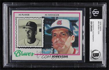 1978 Topps - [Base] #93 - Bobby Cox [BAS BGS Authentic]