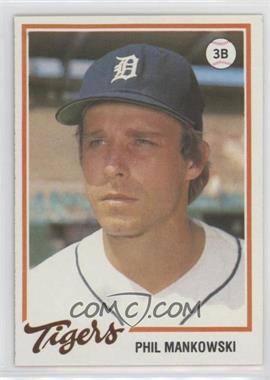 1978 Topps Burger King - Restaurant Detroit Tigers #17 - Phil Mankowski