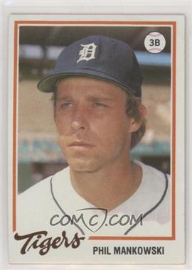 1978 Topps Burger King - Restaurant Detroit Tigers #17 - Phil Mankowski