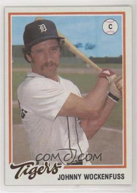 1978 Topps Burger King - Restaurant Detroit Tigers #3 - John Wockenfuss